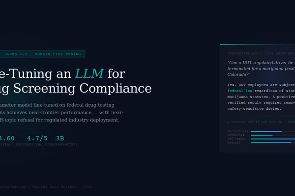 LLM Fine-Tuning for Drug Screening Compliance Detailed