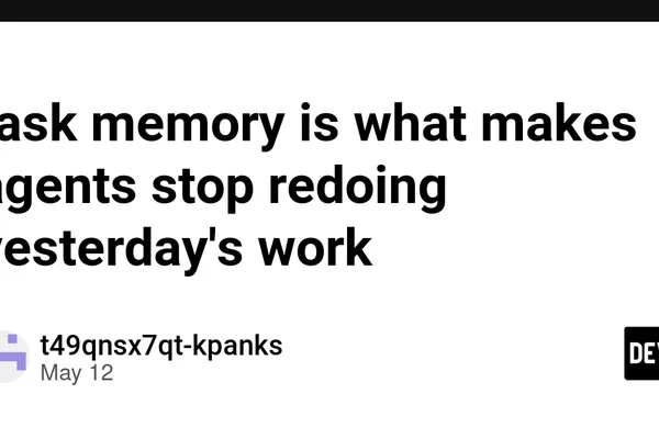 MCP tag adds task memory to prevent AI agent redundancy
