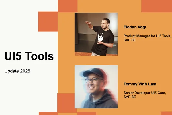 UI5con 与 Tommy Vinh Lam 讨论最新的 UI5 工具