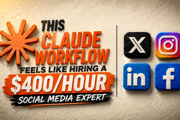 Claude AI 工作流大幅缩短社交媒体内容创作时间