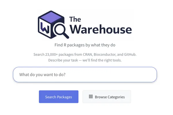 New tool simplifies R package discovery by task description