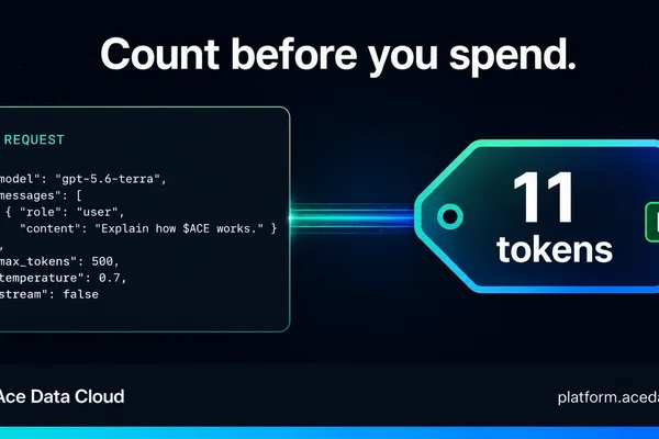 Ace Data Cloud 推出免费 Claude token 计数器 API