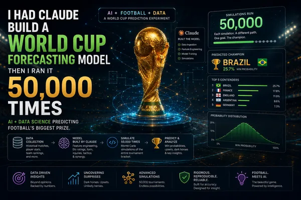 Claude AI used to predict 2026 FIFA World Cup winner · 2 sources tracked