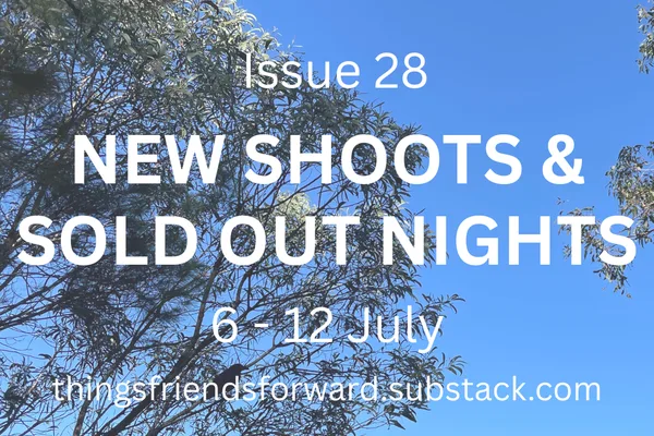 Newsletter covers AI, live music, and political commentary