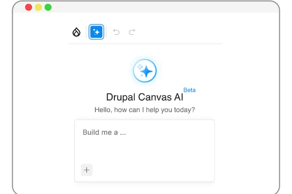 Drupal Canvas AI simplifies landing page creation using existing site components