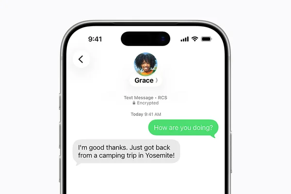 Apple enables encrypted RCS messaging between iPhone and Android