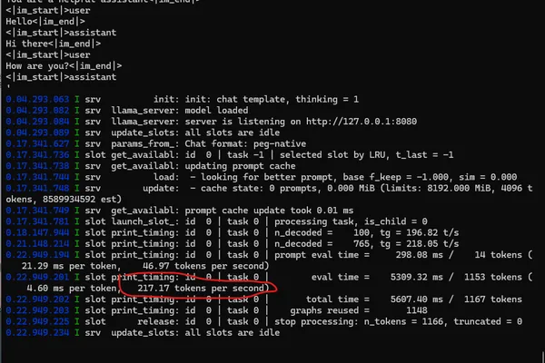 Gemini assists user in optimizing local LLM performance with CUDA
