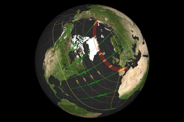 NASA releases map for August 2026 solar eclipse visible in Europe and North America
