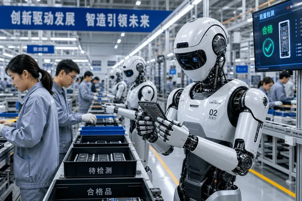 Humanoid robots achieve 85% human efficiency in factory roles