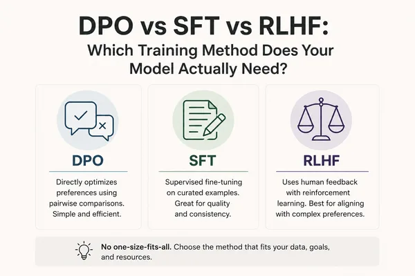 Fine-tuning LLMs: SFT, RLHF, and DPO Explained