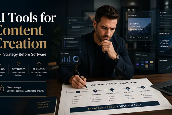 AI Content Creation Tools Require Strategy First, Not Just Software