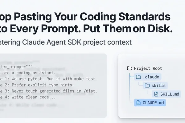 Anthropic's Claude Agent SDK aims to embed project context