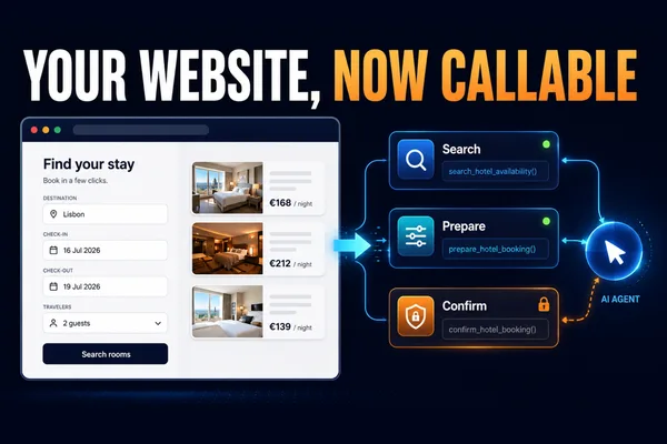 WebMCP API enables AI agents to interact with websites via structured tools