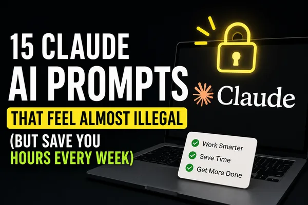 15 Claude AI Prompts That Feel Almost Illegal