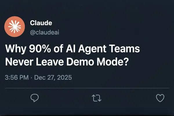 AI agent teams struggle to move beyond demos due to structural issues, not model limitations