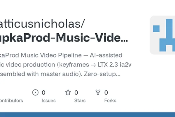 Music Video Pipeline Integrates LTX 2.3, ComfyUI, and Grok 4.3