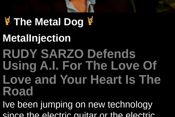 Rudy Sarzo 为音乐创作中使用 AI 进行辩护