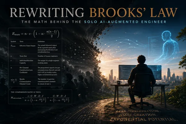 AI tools enable solo developers to bypass Brooks' Law