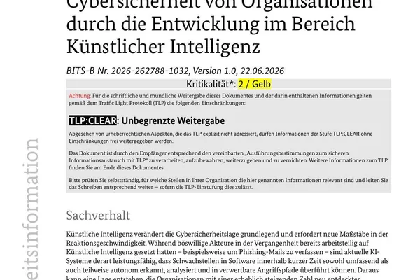 German cybersecurity agency warns of AI risks for attackers