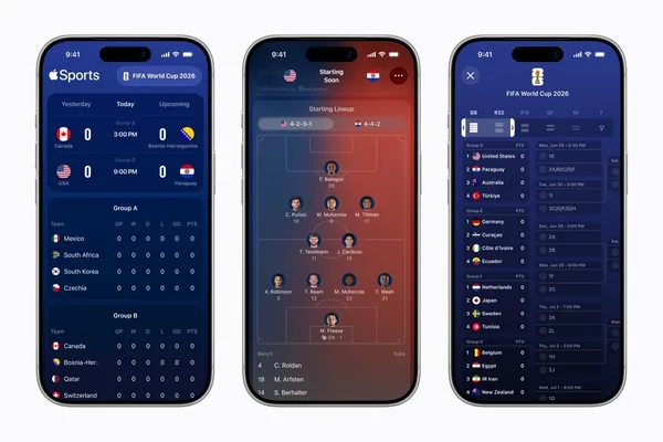 Apple Sports app expands globally, adds World Cup features