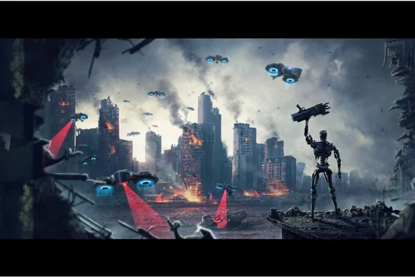 AI determinism debated using Skynet and historical analysis