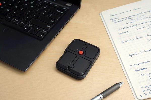 Ploopy Bean mouse offers travel-friendly design with ThinkPad-style nub