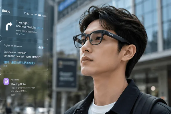 Rokid smart glasses sales surge 800% with new AI operating system