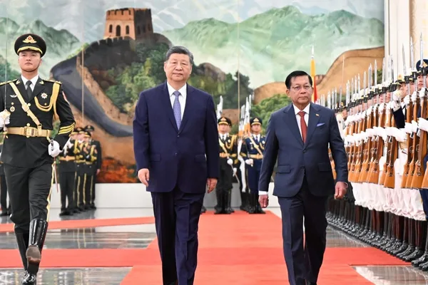 Myanmar balances ties with India and China, focusing on transport links