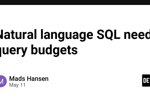 AI database agents need query budgets for controlled access