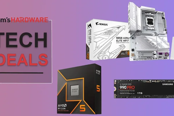 AMD Ryzen 5 9600X AM5 套件搭配三星 990 Pro SSD 降至 429.99 美元