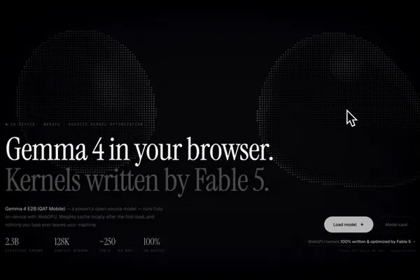 Gemma 4-E2B runs in-browser at 255 tok/s with WebGPU kernels