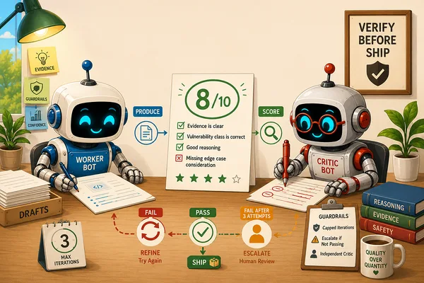 AI critic-agent loop enhances model accuracy with guardrails