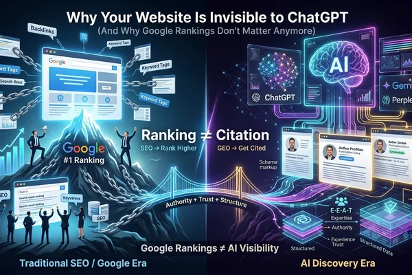ChatGPT的崛起挑战Google排名在网站可见性中的地位