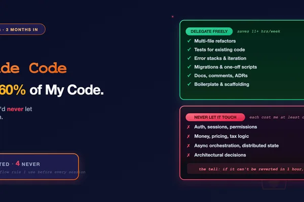 Developer finds Claude Code efficient but lacks trust for critical tasks
