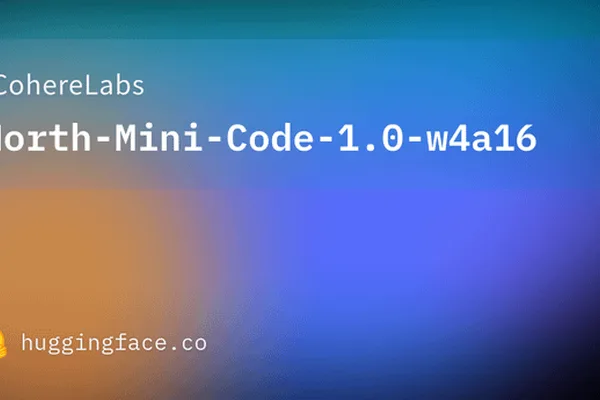 Cohere enhances North Mini Code accessibility with API, local support, and 4-bit quantization