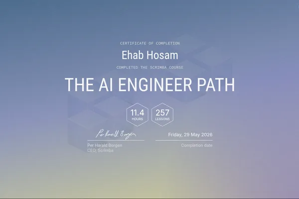 Software engineer reviews Scrimba's AI Engineer Path