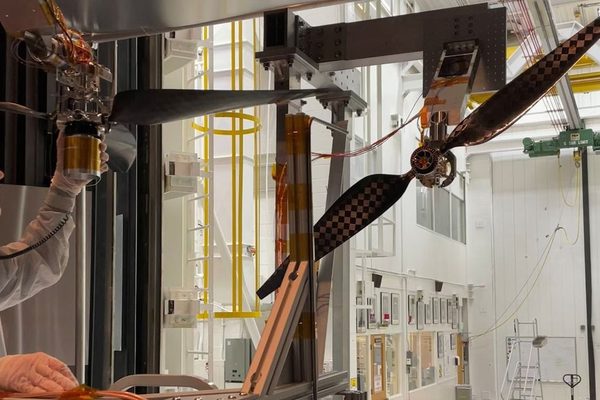 NASA's Mars helicopter rotors break sound barrier in tests