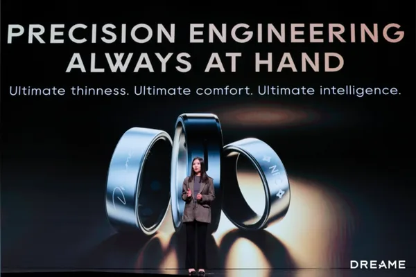 Dreame unveils AI smart ring for seamless interaction and health monitoring