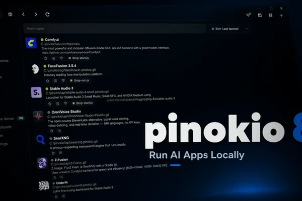 Pinokio 8 simplifies open-source AI app management