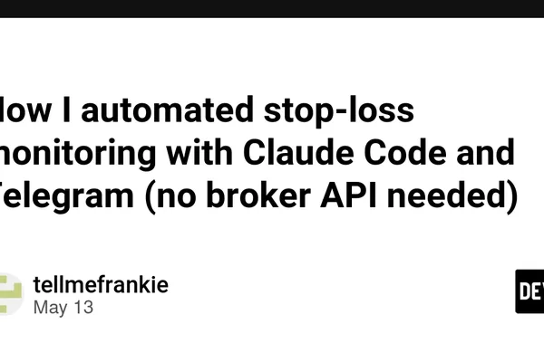 Claude Code powers Telegram bots for blogging, news analysis, and trading alerts