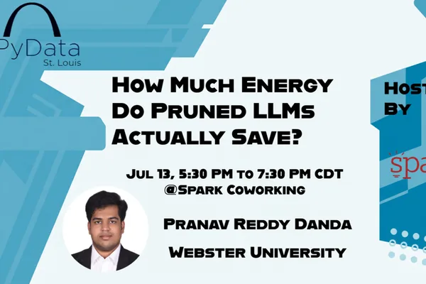 PyData St. Louis to explore LLM pruning and AI energy efficiency