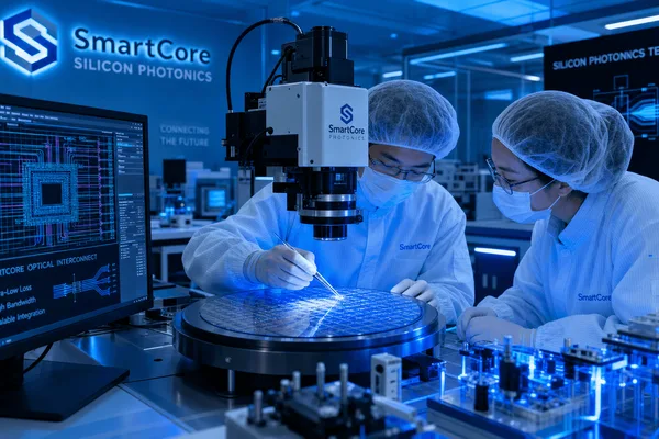 SmartCore 为使用硅光子的 AI 芯片互连技术获得融资