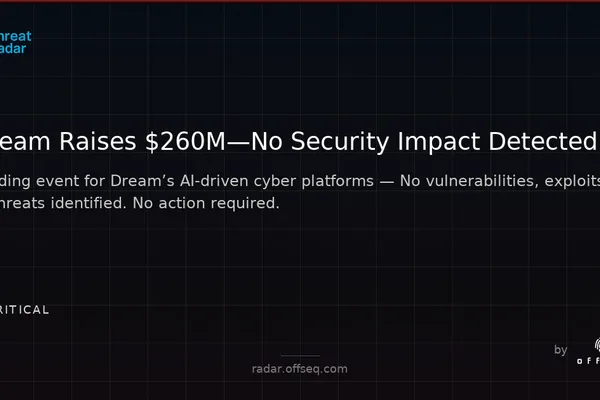AI cyber defense firm Dream raises $260M at $3B valuation