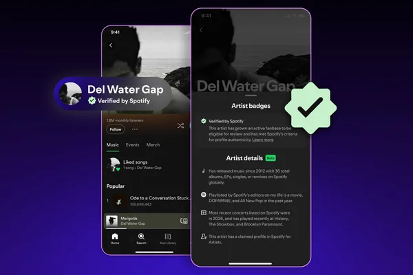 Spotify launches verification badge to identify human artists