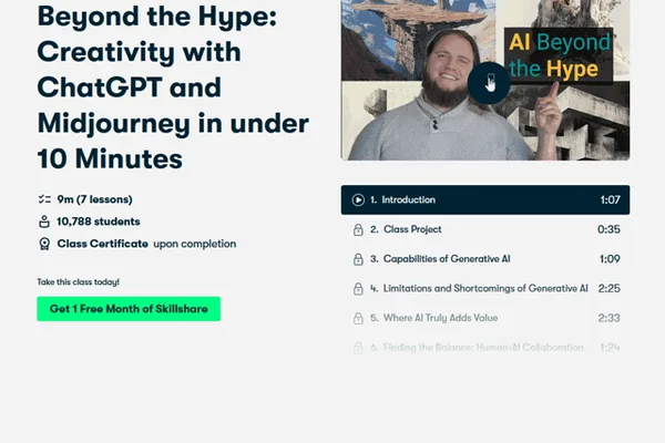 AI educator offers practical, no-hype course on ChatGPT and Midjourney