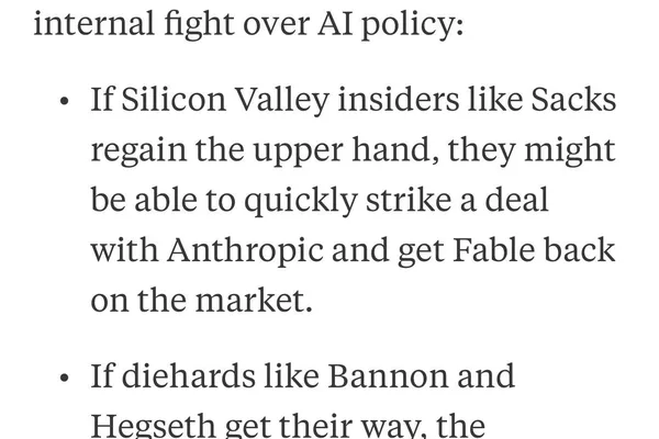 MAGA power struggle could determine Anthropic's fate