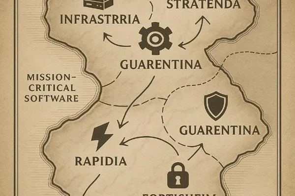 Software industry mapped as continent of eight economic 'city-states'