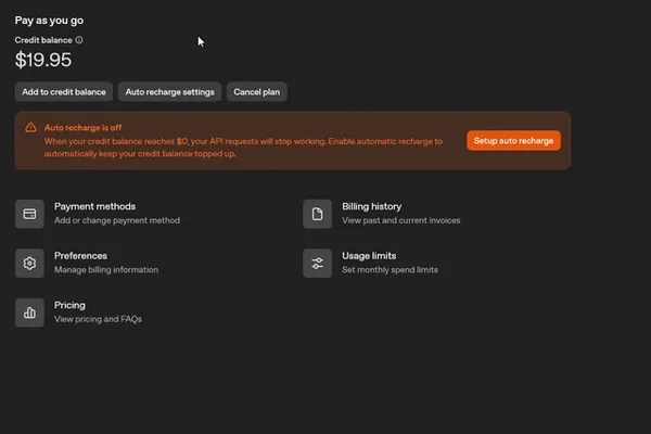 OpenAI introduces 'recharge' feature, users question its activation and cost impact