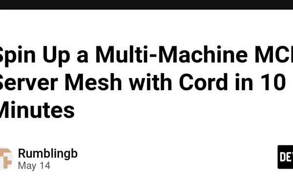 Cord simplifies distributed AI agent networking with semantic discovery
