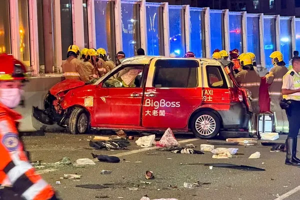 Hong Kong van driver arrested after fatal highway crash kills firefighter and wife